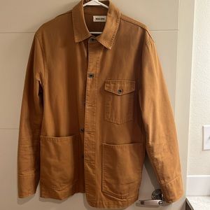 Taylor Stitch chore jacket size 42 large men’s light brown ochre orange